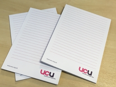 UCU A5 notepad