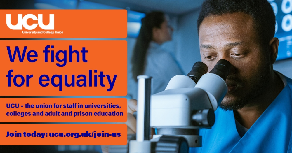We fight for equality - join us graphic