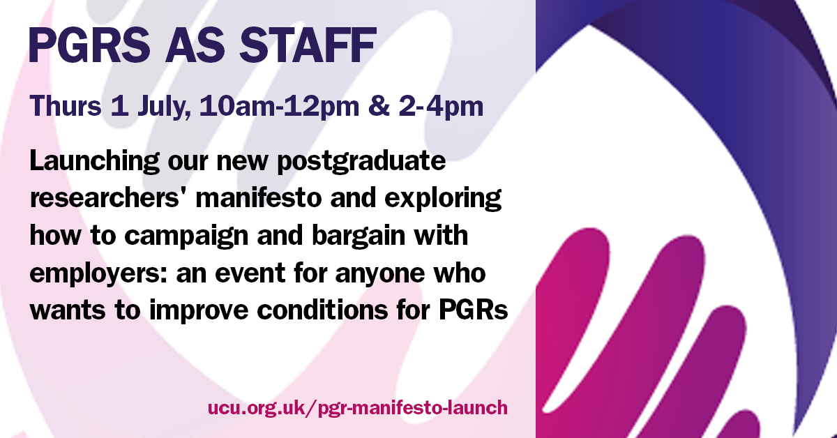 PGR manifesto launch