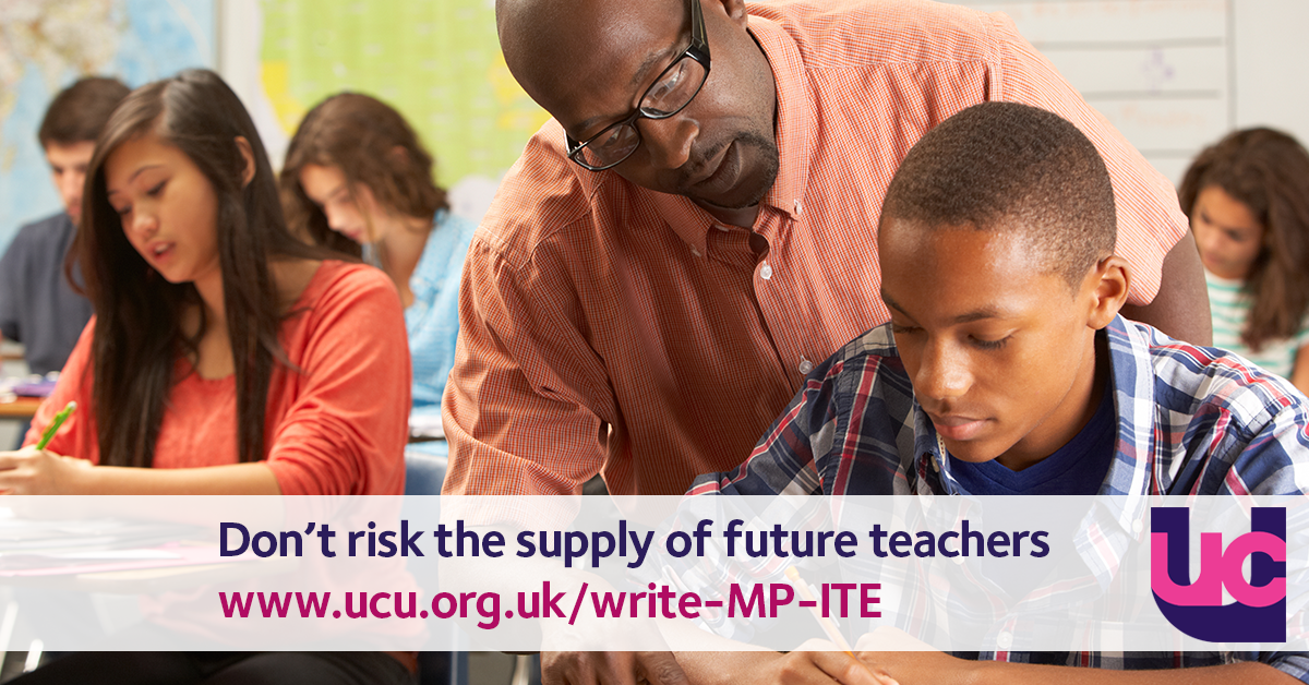 Initial teacher education MP campaign