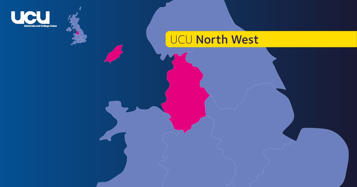 North west region highlight map