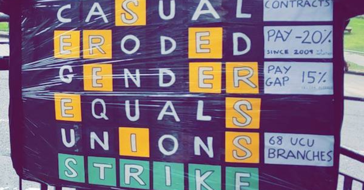 Wordle strike placard