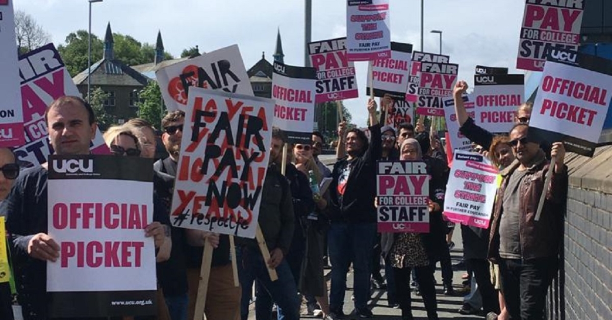220520 NW FE colleges strike