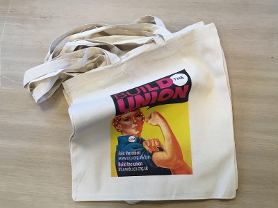 UCU cotton 'Rosie' bags