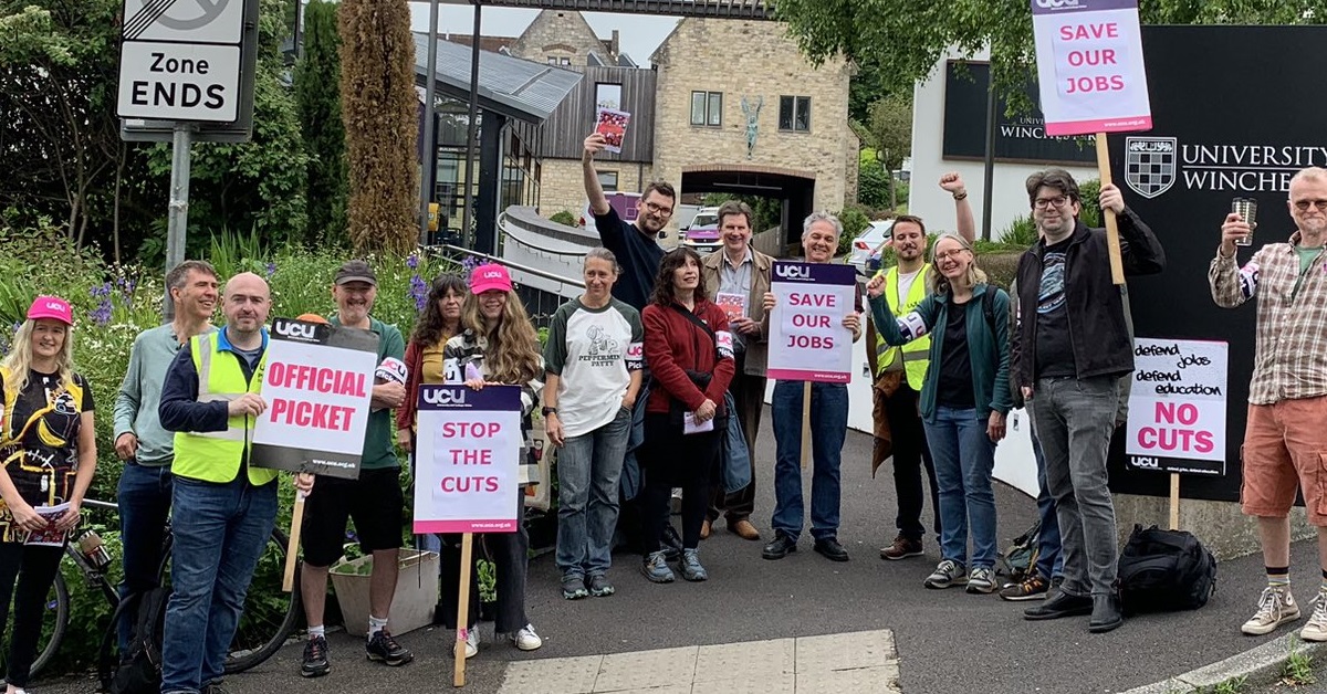 240604 University Winchester strike