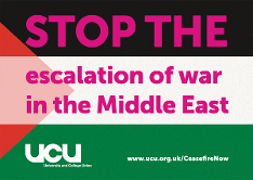 Stop the escalation poster