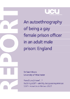 An autoethnography front page