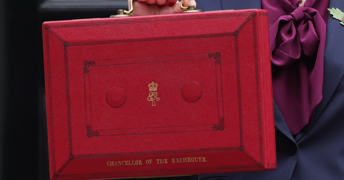241030 Chancellor delivers the autumn budget 2024 red box 1200px