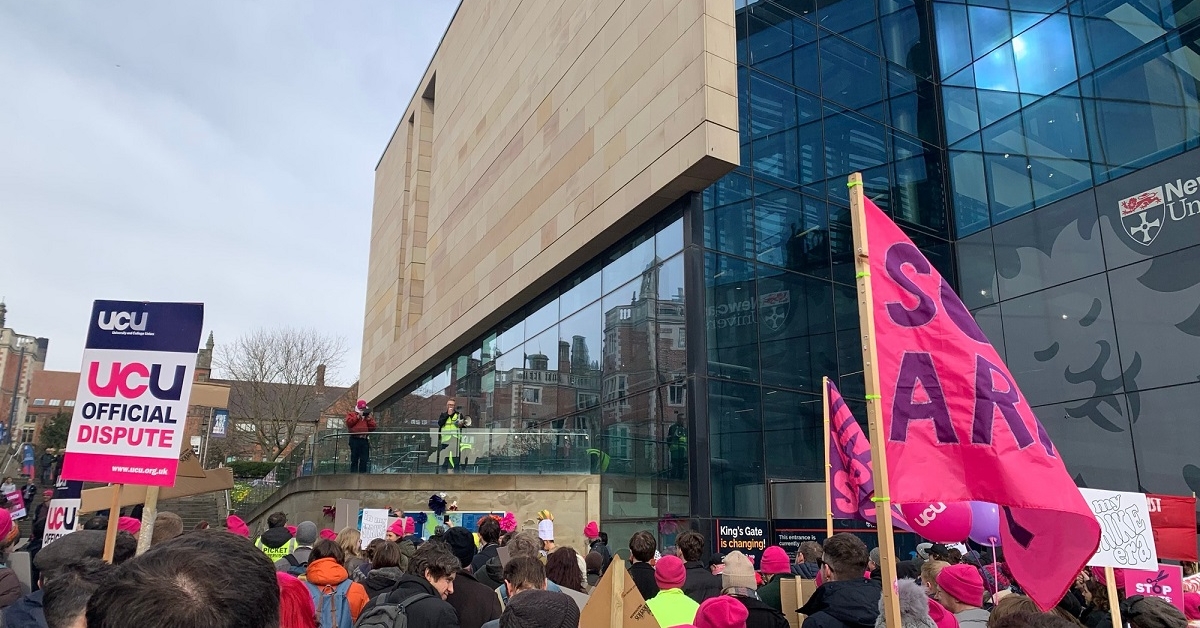 250305 Newcastle University UCU strike 1200px