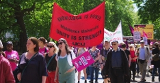 250510 UCU London rally Middlesex University branch