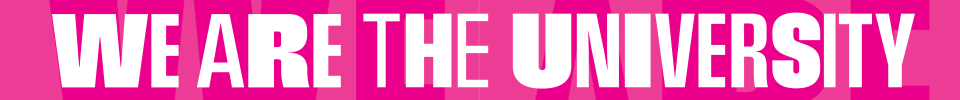 We are the university - top banner