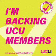 I'm backing UCU members (yellow)