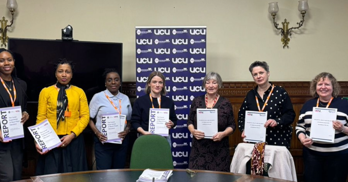 260304 UCU prison education parliamentary meeting report launch 1200px