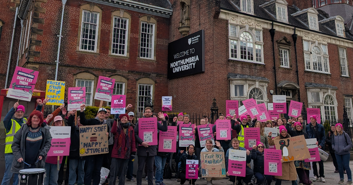 Northumbria strike action April 2026