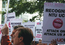 NTU protest rally, 6 Oct 08