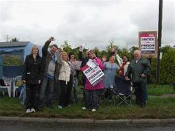TMC prison strike, HMP Brinsford, 4 Aug 10