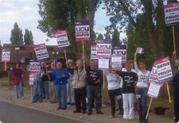 TMC prison strike, Sheppey Cluster, 4 Aug 10