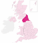Northern region Highlight map of Northern region