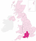South region Highlight map of South region