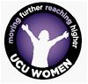 UCU Women moving further reaching higher logo UCU Women moving further reaching higher logo