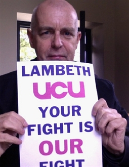 Neil Tennant supporting Lambeth College action