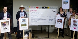 'Postcard protest' at Open University, Jul 14