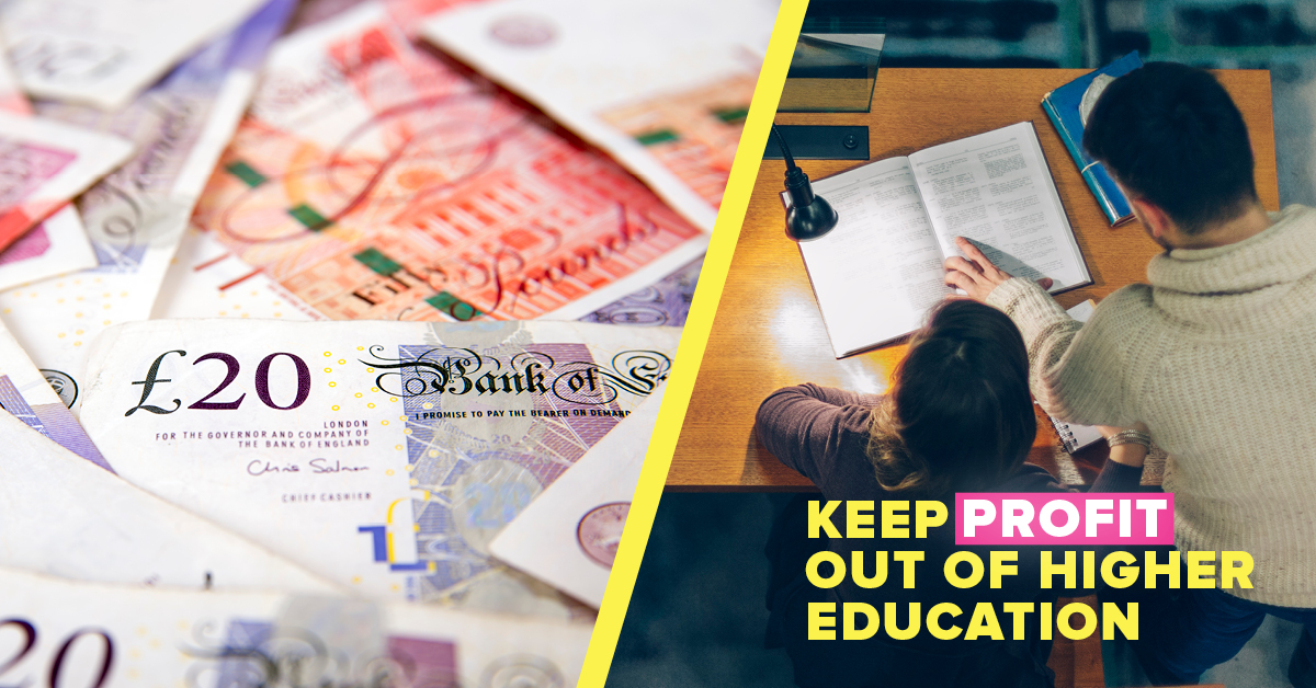 Keep profit out of higher education