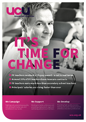 It's time for change - FE campaign poster